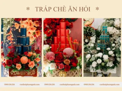 Tráp chè ăn hỏi  - Tổng hợp 101+ mẫu tráp chè đẹp nhất