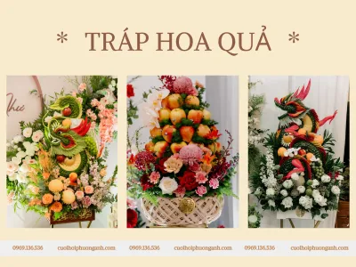 50+ Mẫu tráp hoa quả ăn hỏi đẹp ngất ngây