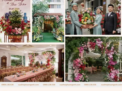 Dịch vụ cưới hỏi Ba Đình - Tổ chức trọn gói tiệc cưới hỏi sang trọng cùng Phương Anh Wedding
