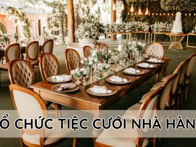 tổ chức tiệc cưới tại nhà hàng