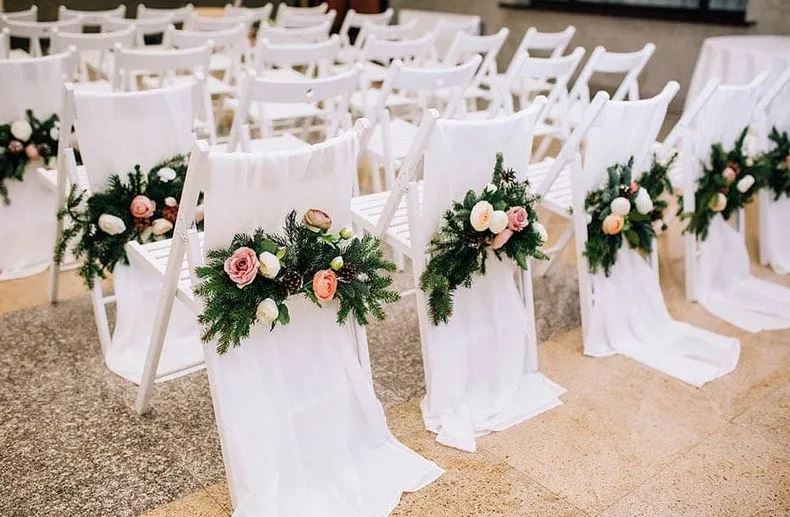 Ý tưởng trang trí ghế đám cưới