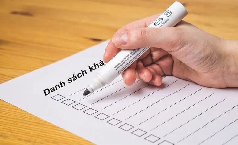 Lên danh sách khách mời chi tiết