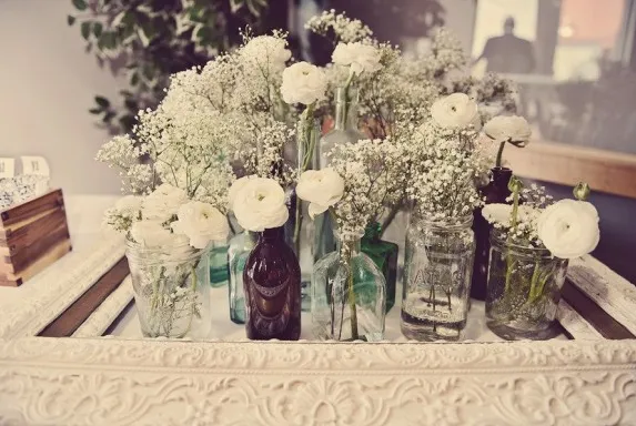 đám cưới với phụ kiện handmade