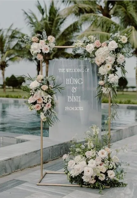 bảng welcome đám cưới