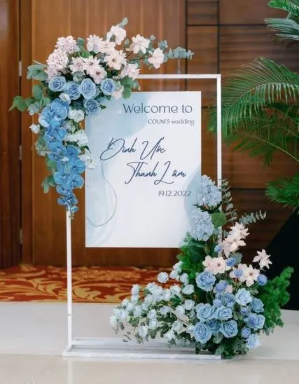 Ý nghĩa của bảng welcome đám cưới