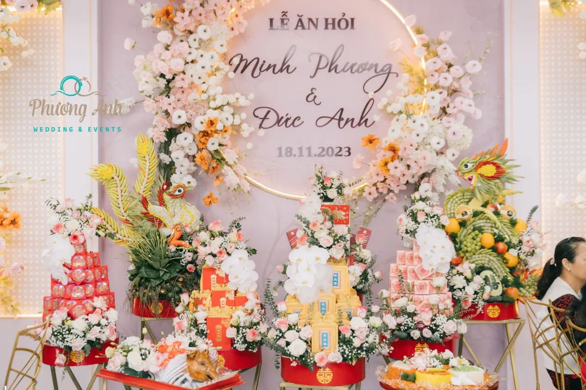 Bộ tráp ăn hỏi cho chú rể Đức Anh - Cô dâu Minh Phương