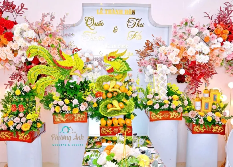 Tráp ăn hỏi cặp đôi Quốc  - Thu