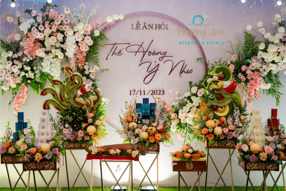 Bộ tráp ăn hỏi cặp đôi Thế Hoàng - Ý Như