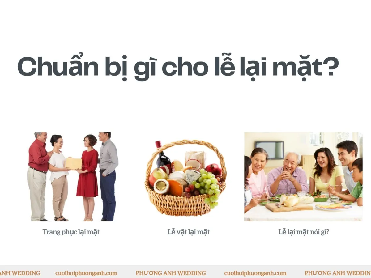 Chuẩn bị gì cho lễ lại mặt