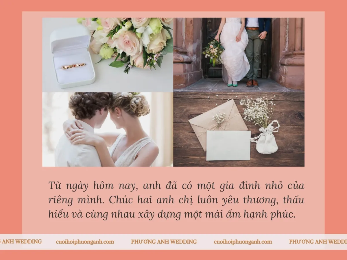 Lời chúc đám cưới anh trai