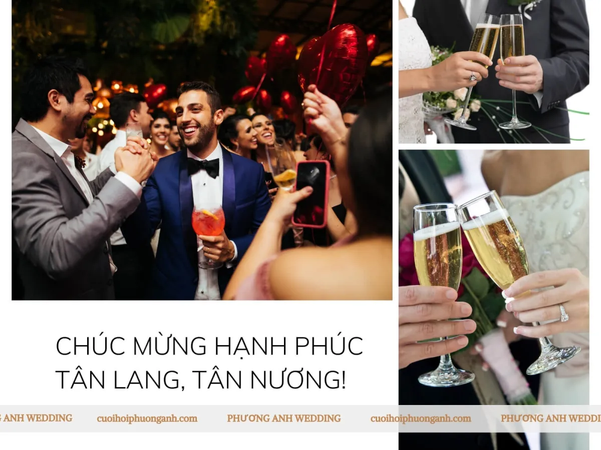 Lời chúc đám cưới ngắn gọn