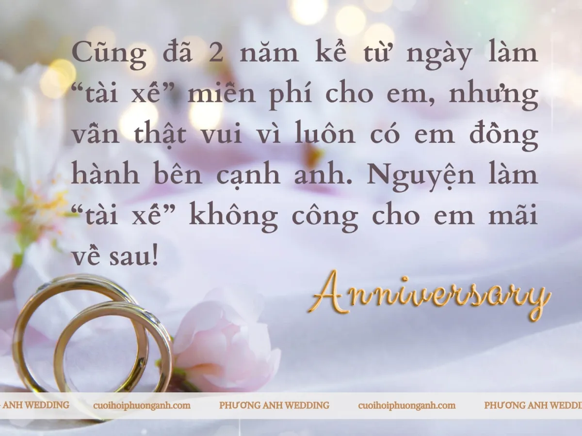 Status kỉ niệm ngày cưới hài hước, bá đạo