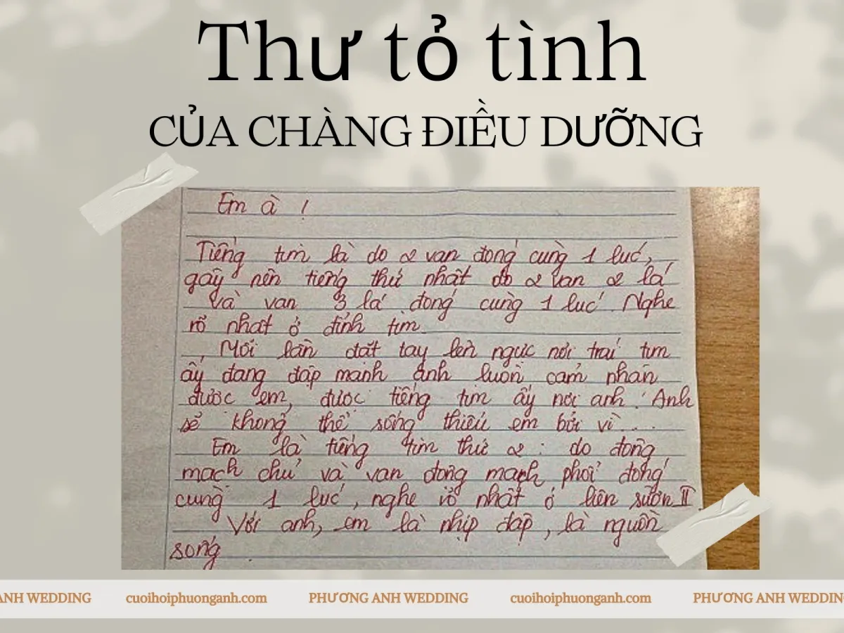 Thư tỏ tình của chàng điều dưỡng