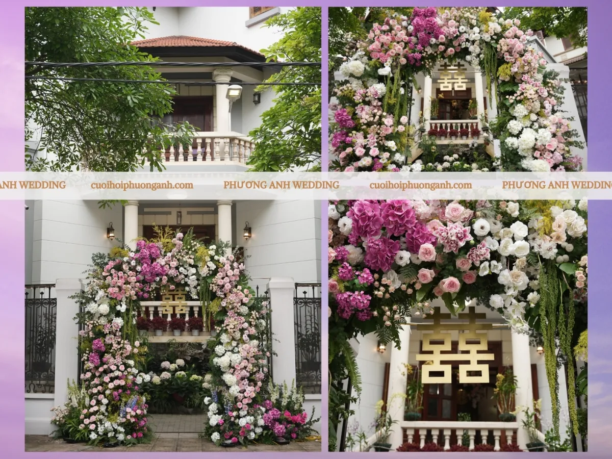 Cổng cưới lễ cưới Anh Huy - Hoàng Yến