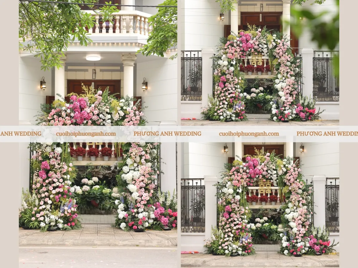 Cổng cưới đẹp lễ cưới Anh Huy và Hoàng Yến