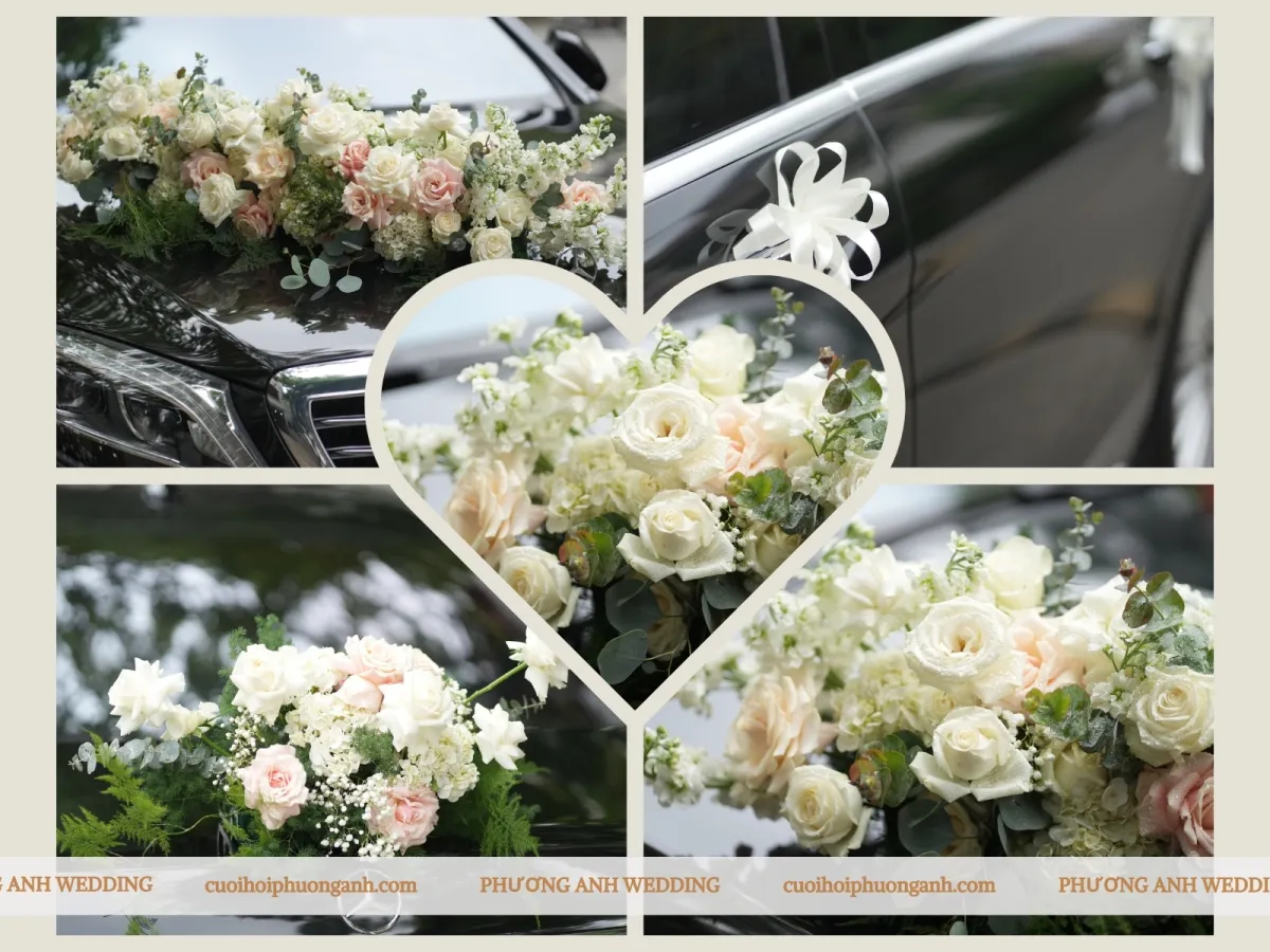 Xe cưới lễ thành hôn Anh Huy và Hoàng Yến