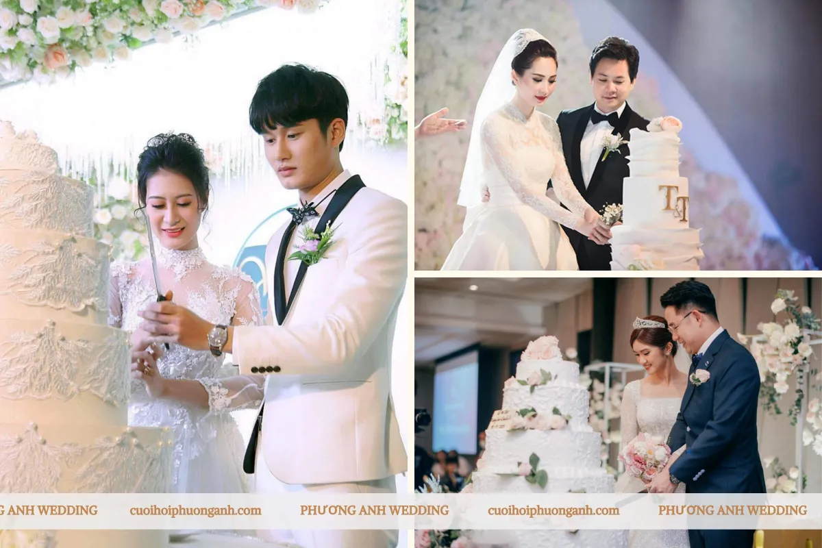 Cắt bánh cưới