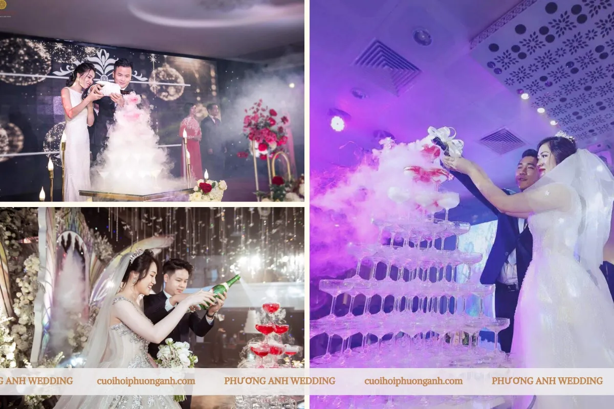 Hình ảnh rót rượu đám cưới 1