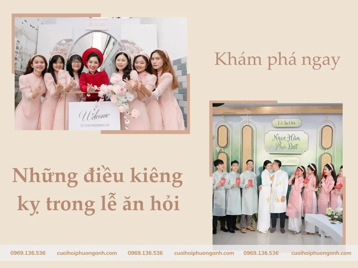 Những điều kiêng kỵ trong lễ ăn hỏi Dâu Rể nên tránh