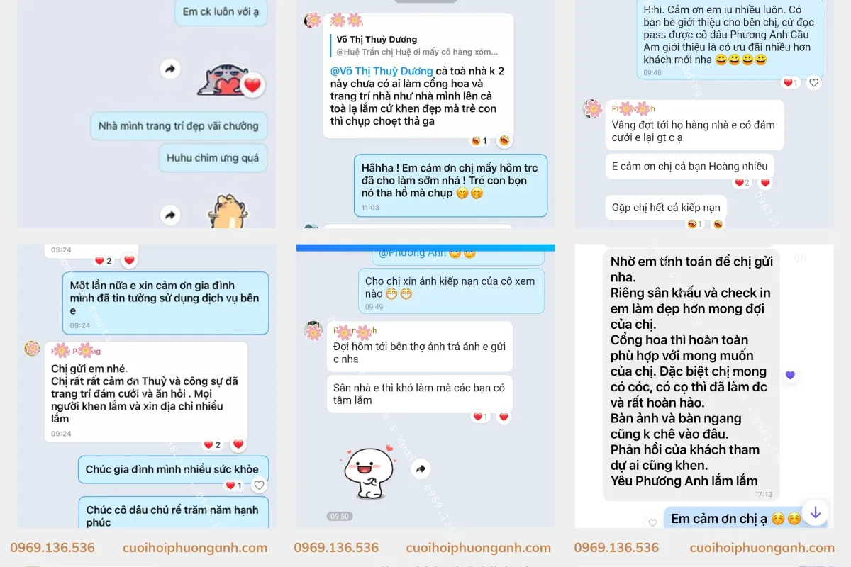 Feedback từ khách hàng của Phương Anh Wedding 3