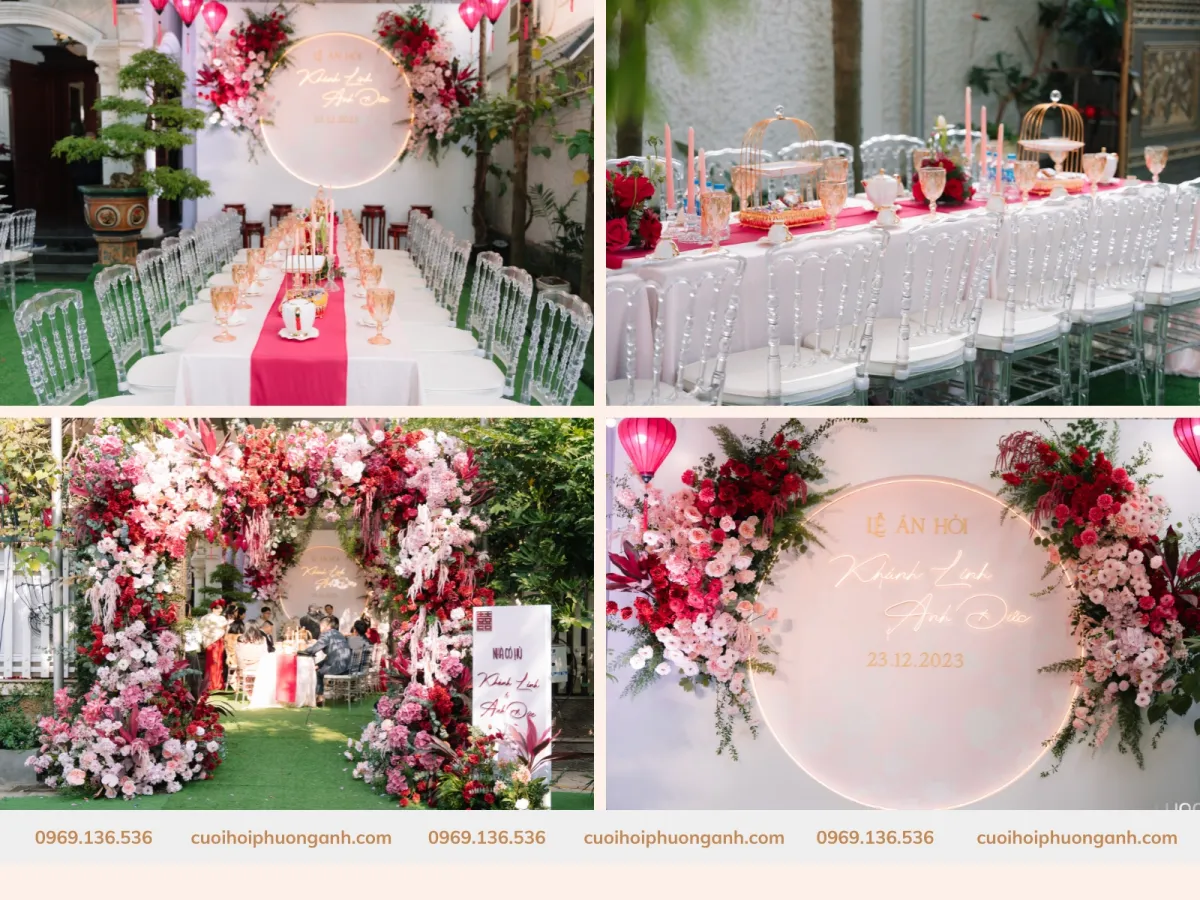 Trang trí đám hỏi