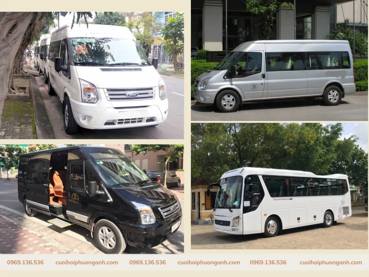 Dịch vụ cho thuê xe đưa đón khách lễ ăn hỏi