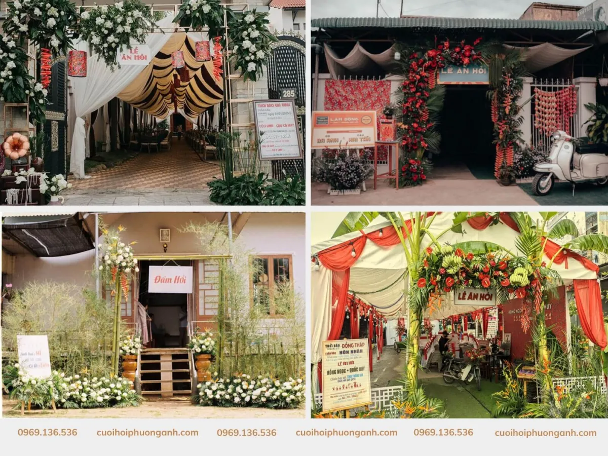 Cổng cưới ấn tượng