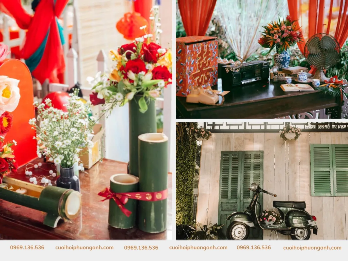 Sử dụng phụ kiện, vận dụng cổ xưa