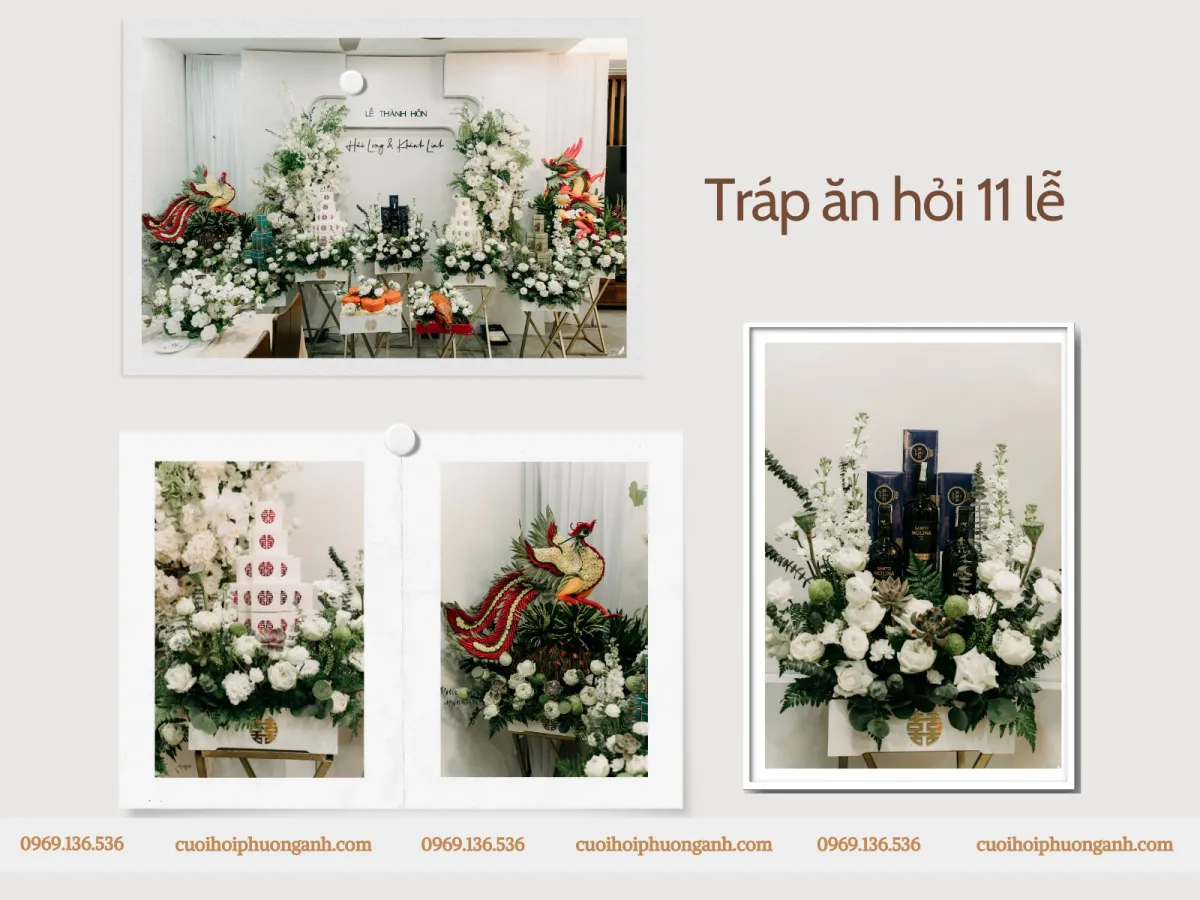 Tráp ăn hỏi 11 lễ