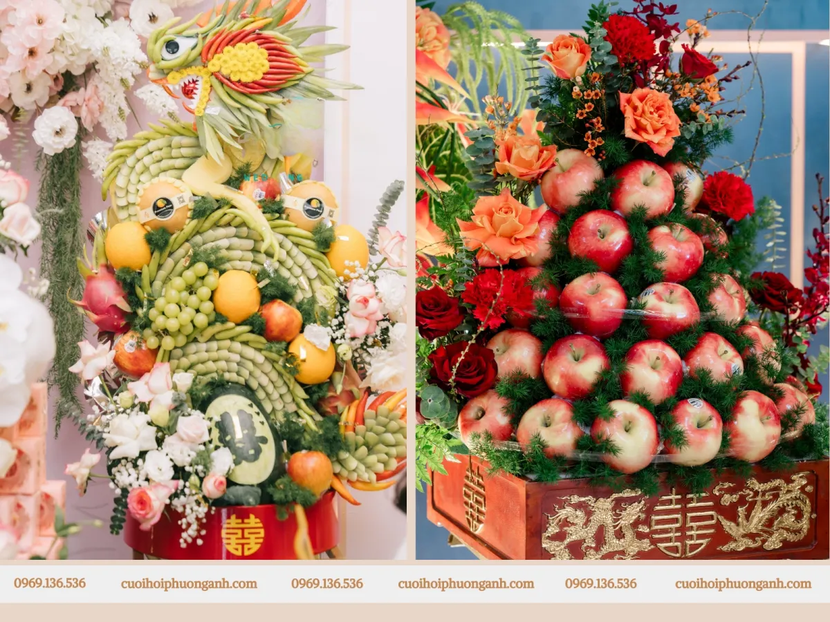 Mẫu tráp hoa quả đẹp 3