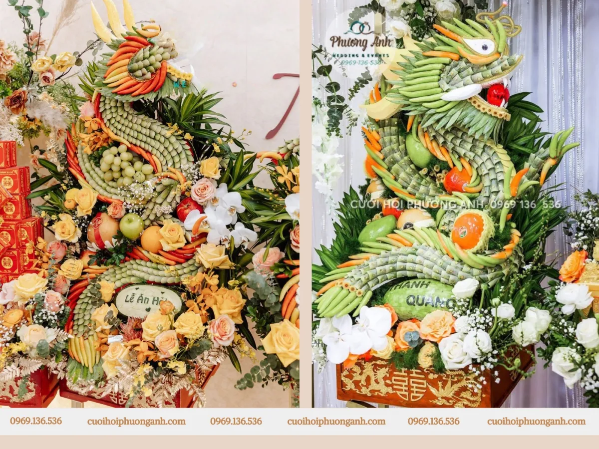 Mẫu tráp hoa quả đẹp 1