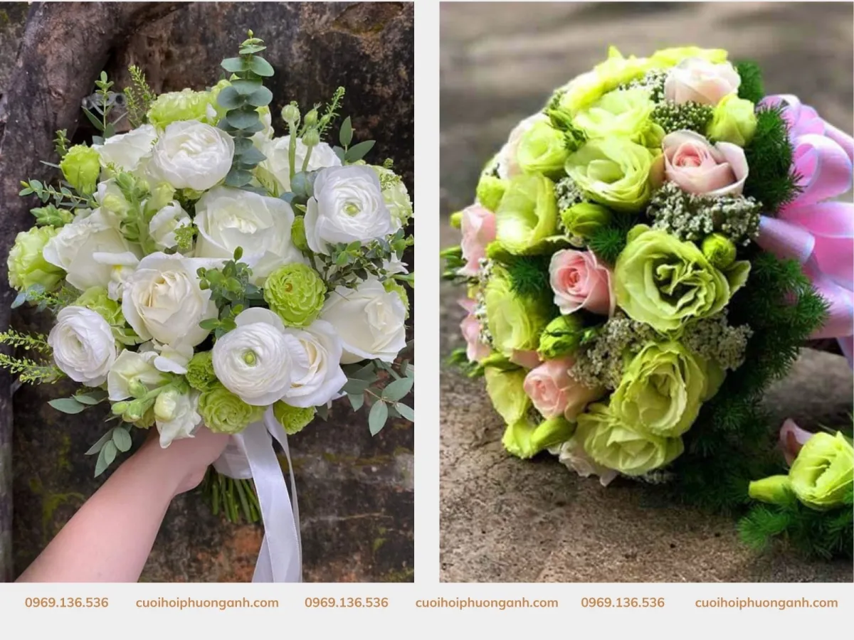 Bó hoa cưới cát tường