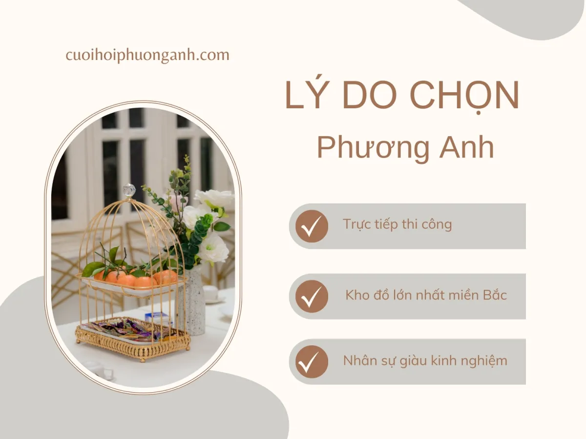 Vì sao nên chọn dịch vụ cưới hỏi Đống Đa tại Phương Anh Wedding