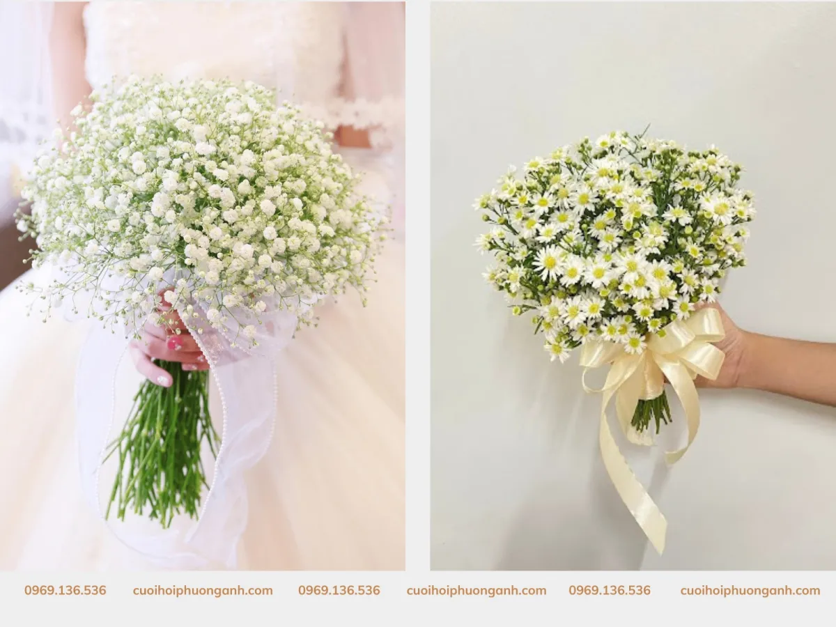 Mẫu hoa hoa cưới cầm tay cô dâu tại Phương Anh 8