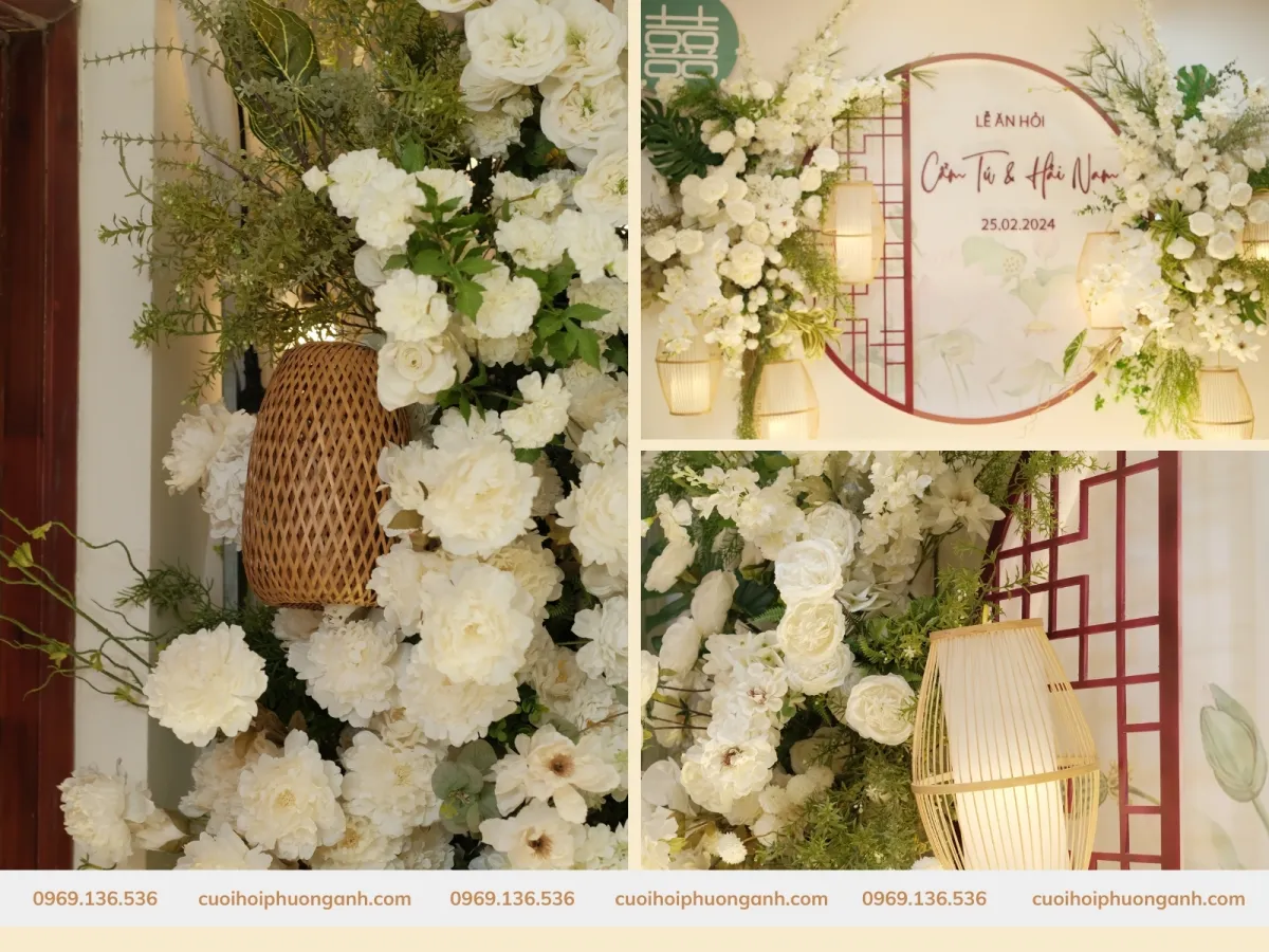 Mẫu decor không gian đám hỏi Đống Đa