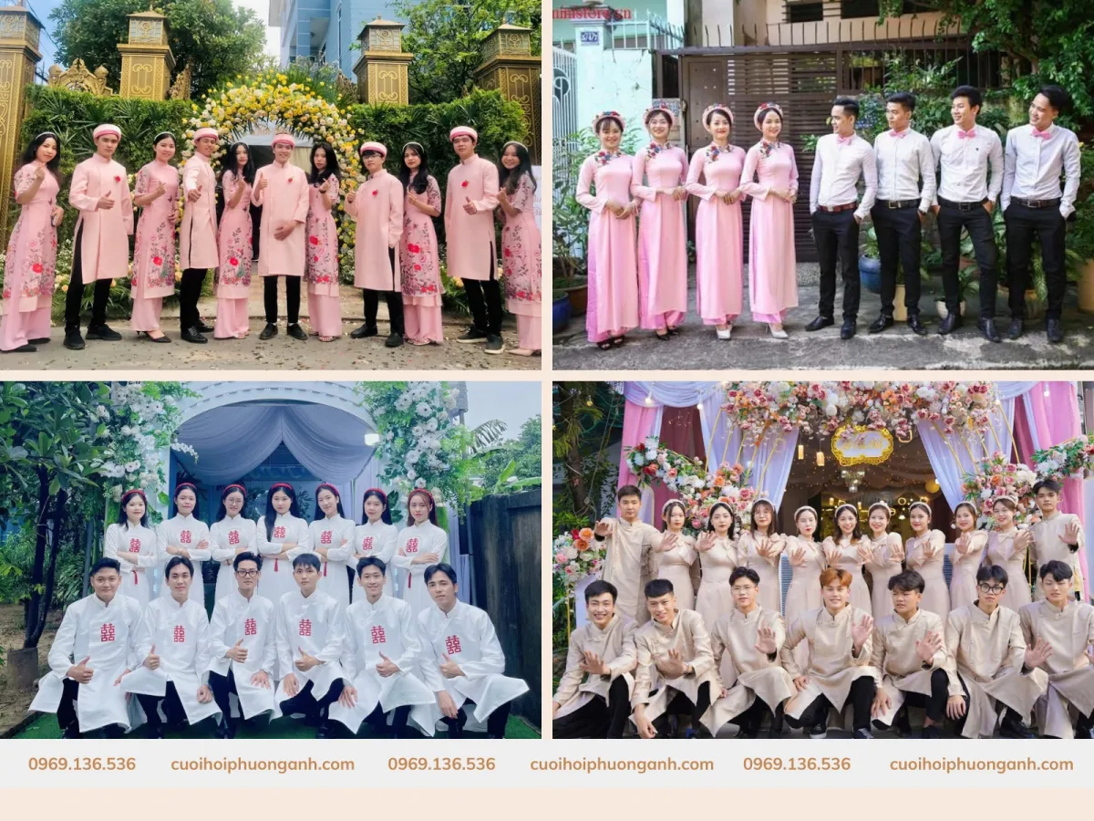 Tiêu chuẩn nhân sự bê tráp tại Phương Anh Wedding