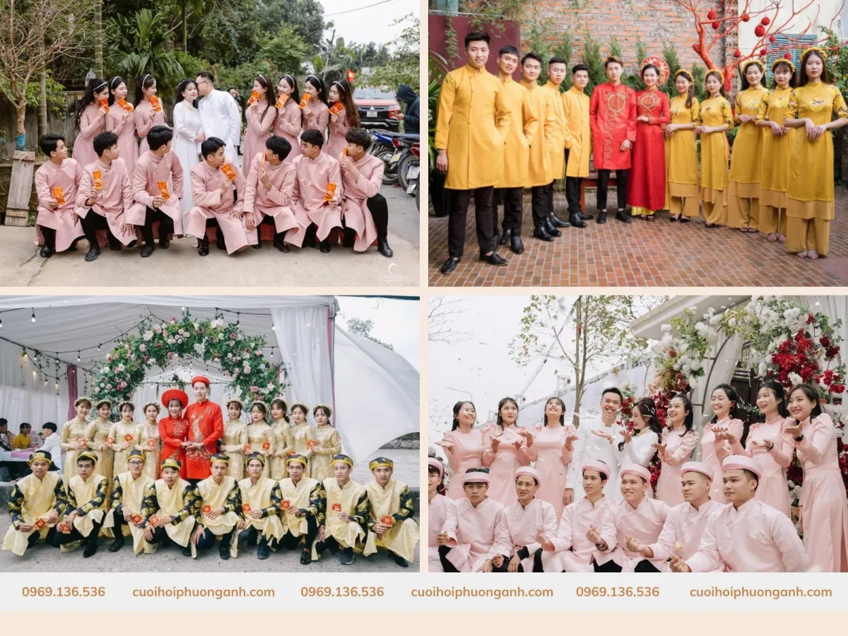 Phương Anh Wedding cung cấp dịch vụ bê tráp ăn hỏi chuyên nghiệp