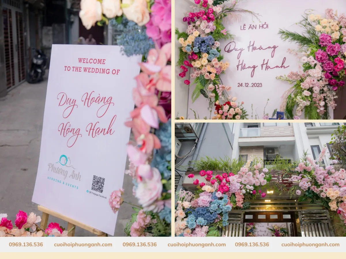 Mẫu decor lễ ăn hỏi quận Đống Đa