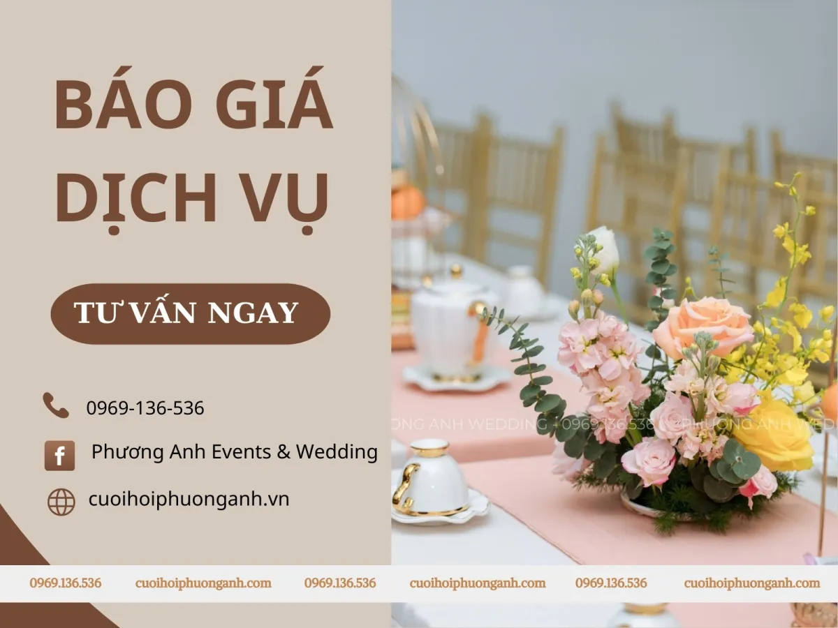 Báo giá dịch vụ cưới hỏi trọn gói tại Cầu Giấy
