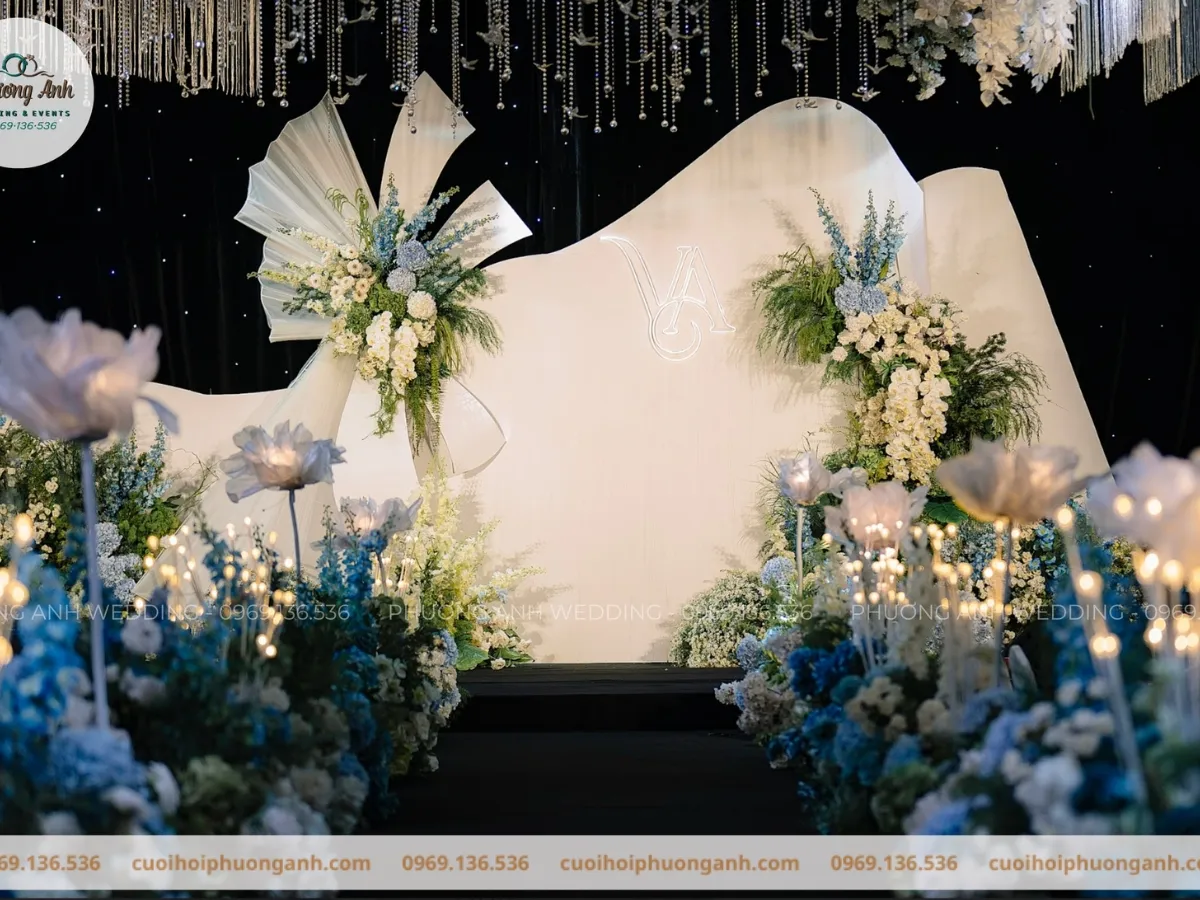 Mẫu trang trí lối đi đám cưới tại Phương Anh Wedding 1