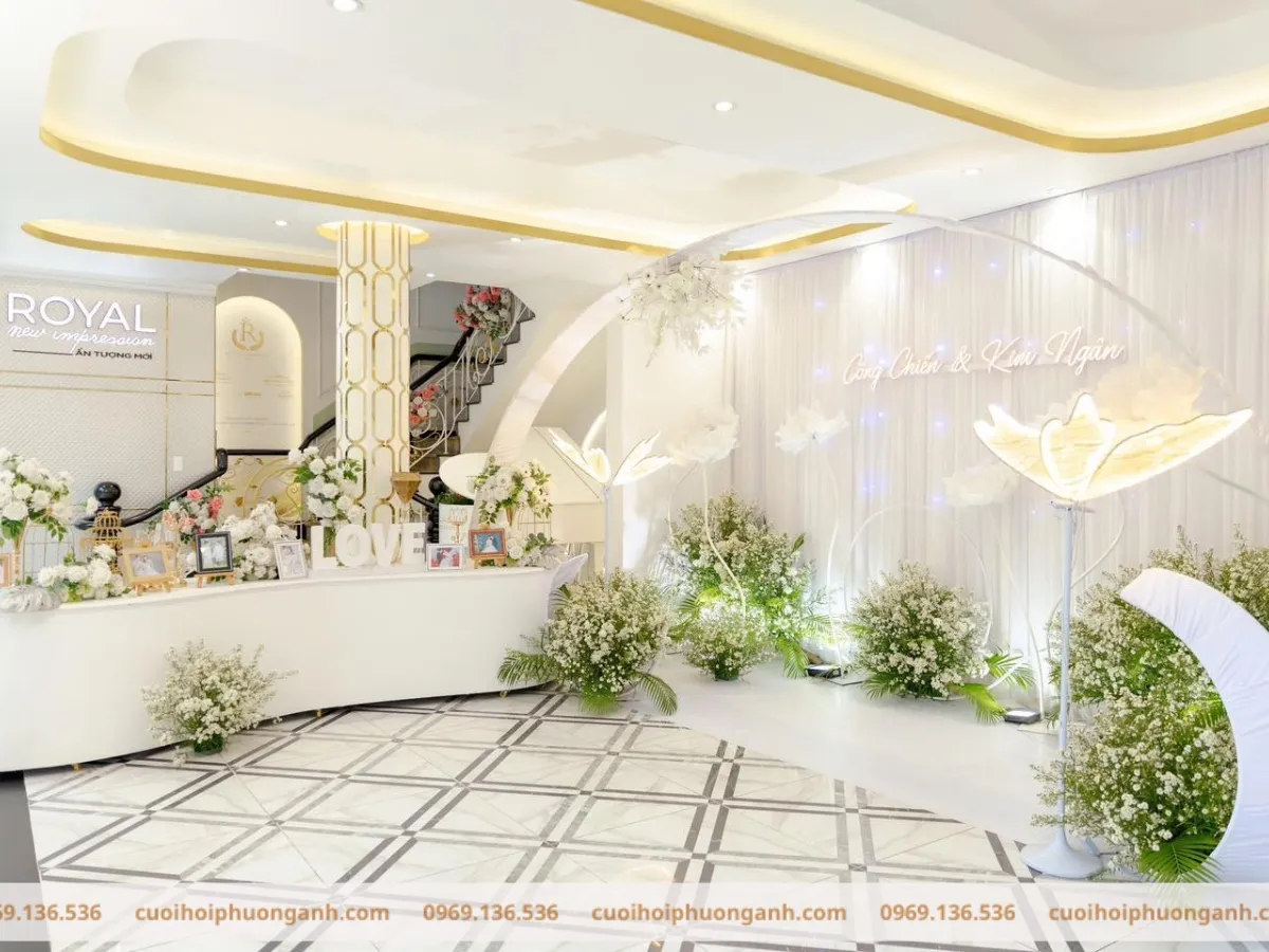 Mẫu trang trí sảnh cưới 2