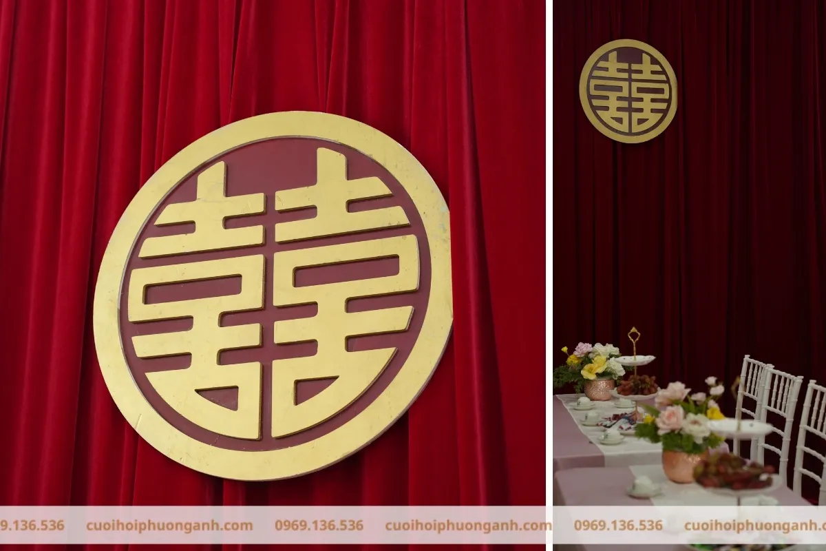 Khu vực gia tiên lễ vu quy Mai Anh và Thế Hợp 1