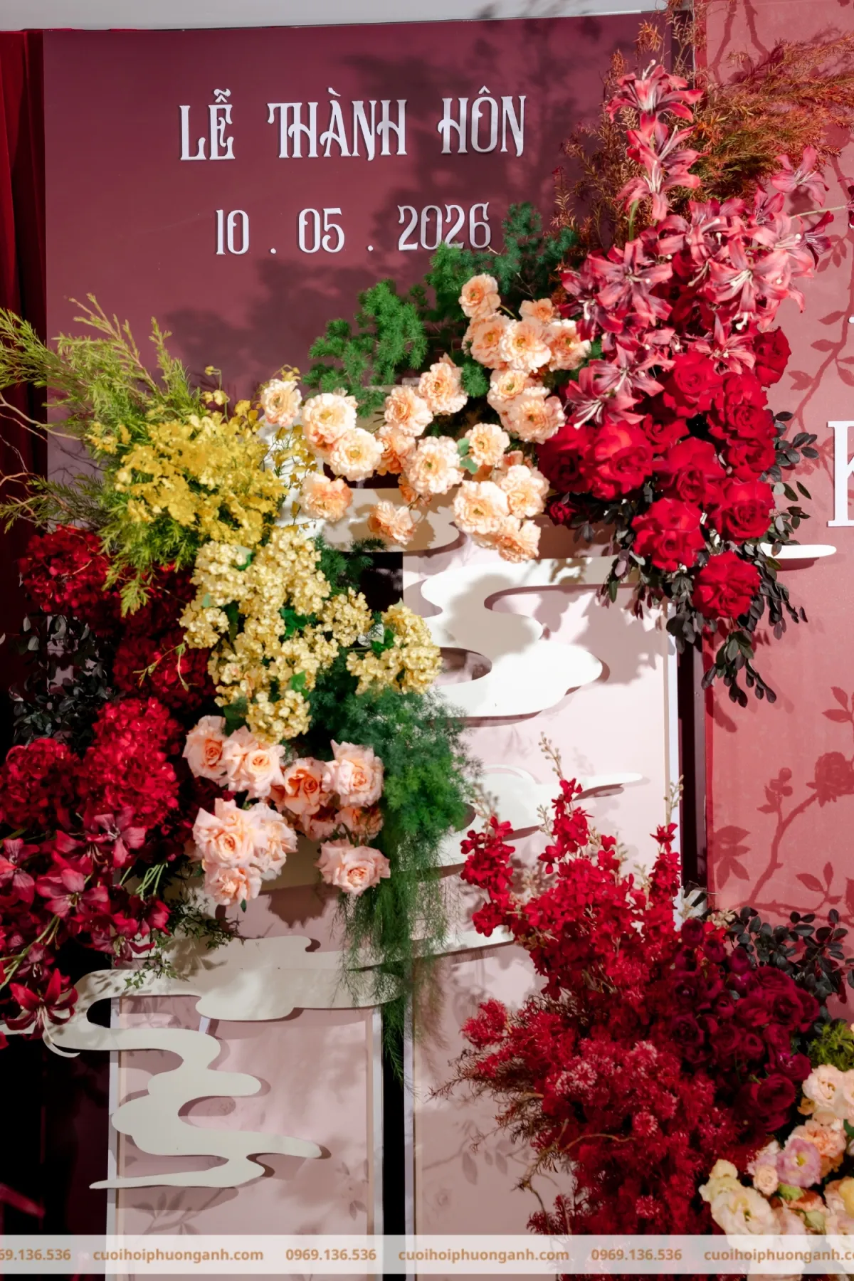 Backdrop lễ thành hôn 2