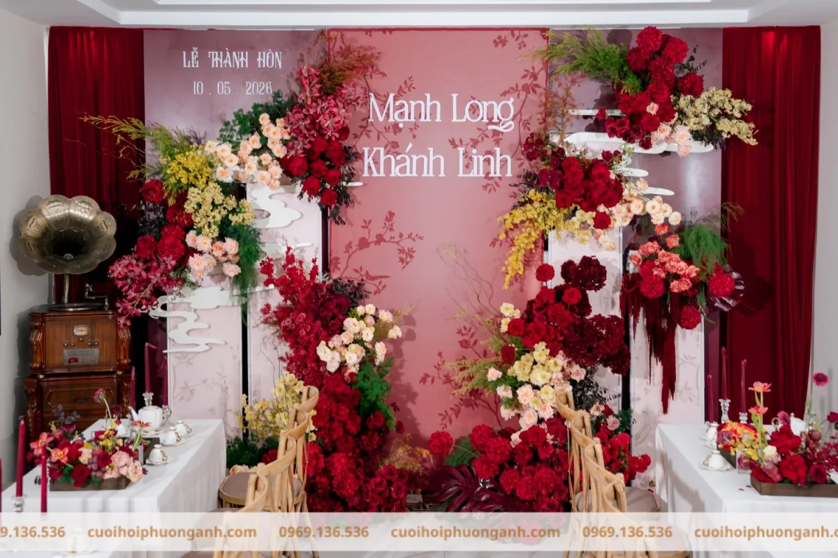 Backdrop lễ thành hôn 4