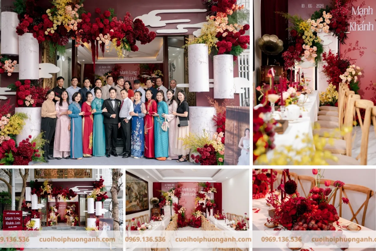 Dự án lễ thành hôn Mạnh Long và Khánh Linh