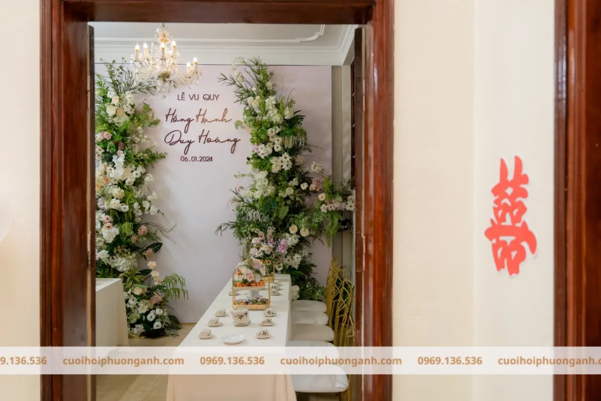 lễ vu quy Duy Hoàng và Hồng Hạnh