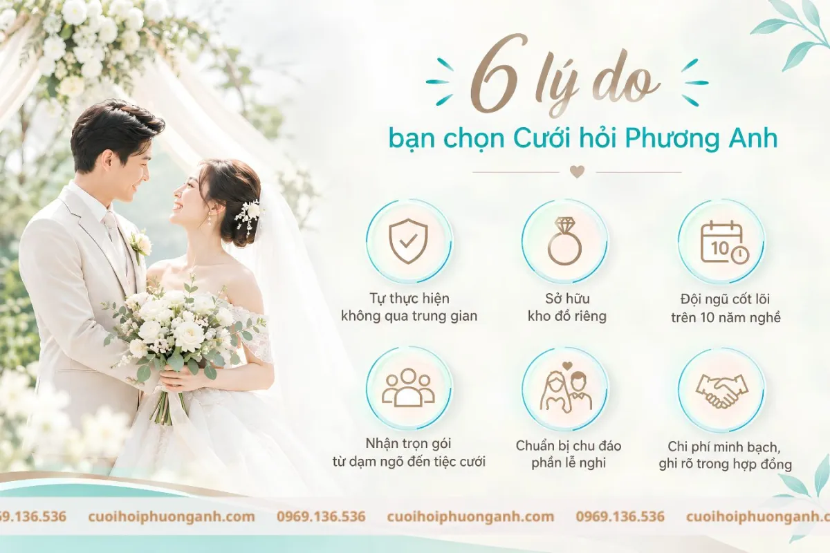 6 điểm khác biệt của Cưới hỏi Phương Anh