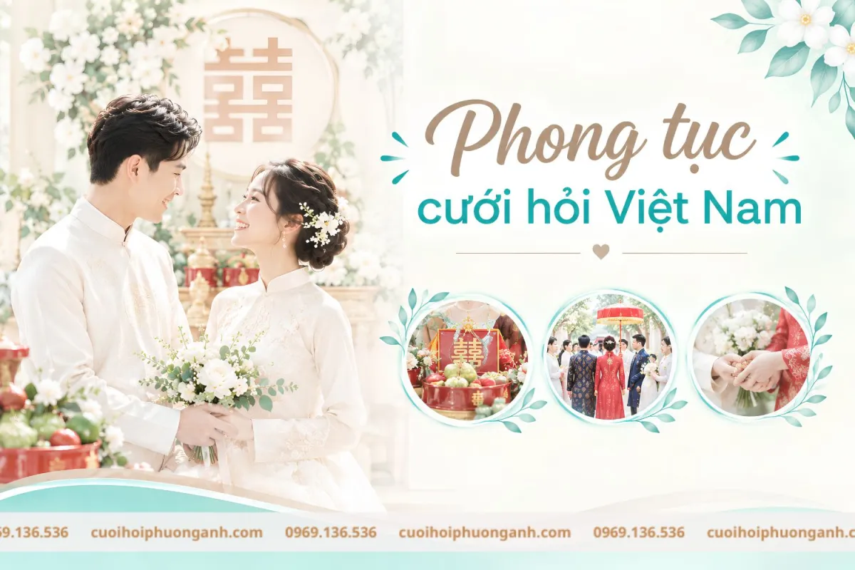Tìm hiểu chi tiết về phong tục cưới hỏi Việt Nam