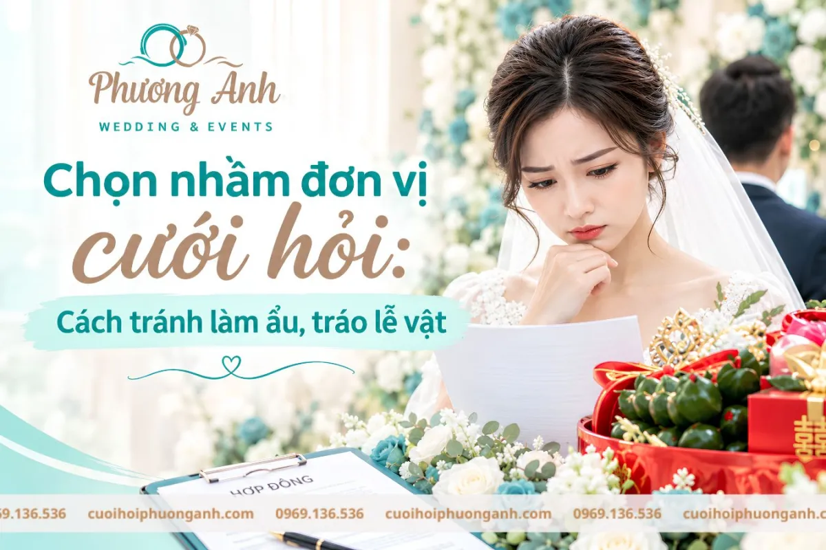 Chọn nhầm đơn vị cưới hỏi: Cách tránh làm ẩu, tráo lễ vật Chọn nhầm đơn vị cưới hỏi: Cách tránh làm ẩu, tráo lễ vật