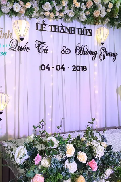 Đám cưới đẹp như mơ của cặp đôi Quốc Tú - Hương Giang